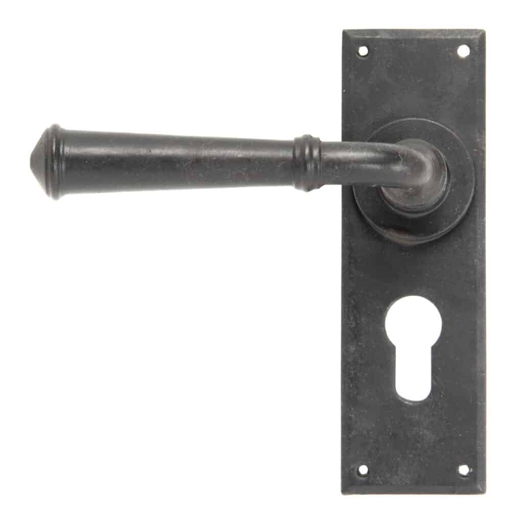 External Doors Beeswax Regency Lever Euro Lock Set 1