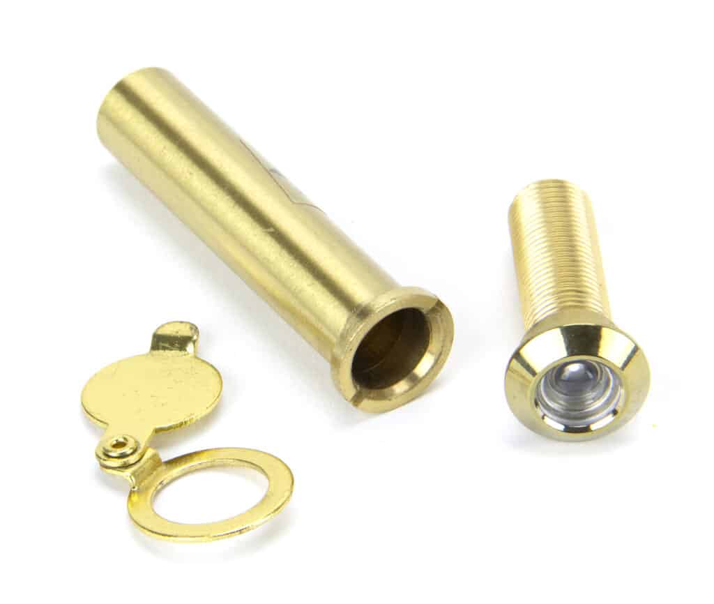 Lacquered Brass Door Viewer 180Ã‚Â° (55-75mm Door) 1