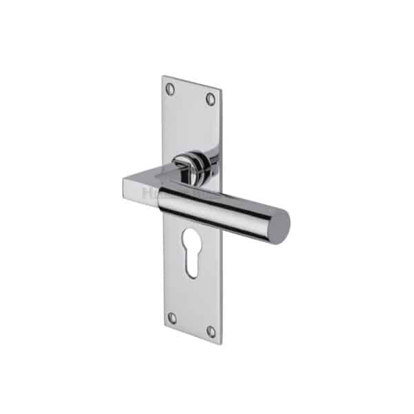 Project Hardware Door Handle Lever Lock Boston Design Satin Nickel Finish 1