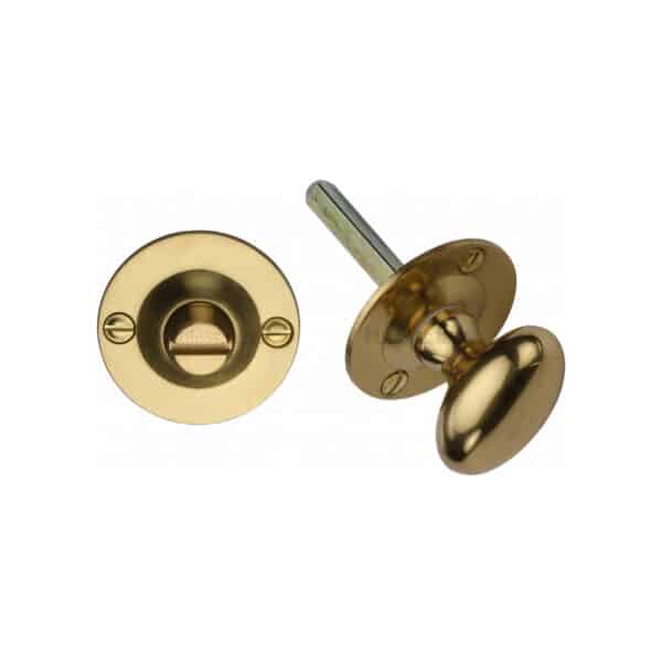 Heritage Brass Oval turn with release Satin Nickel finish 1