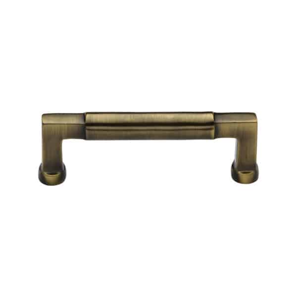 Heritage Brass Cabinet Pull Bauhaus Design 128mm CTC Polished Brass Finish 1