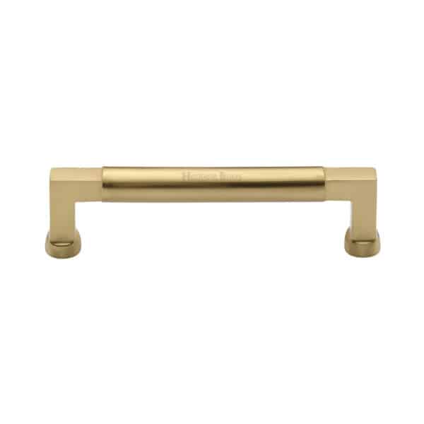 Heritage Brass Cabinet Pull Bauhaus Design 160mm CTC Satin Rose Gold Finish 1