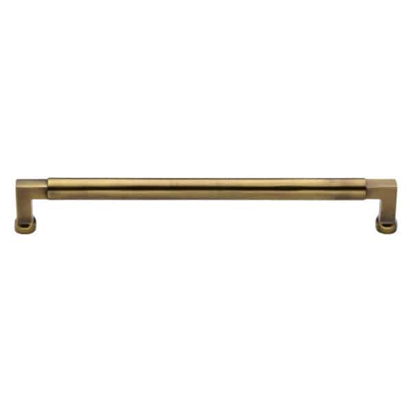 Heritage Brass Cabinet Pull Bauhaus Design 254mm CTC Polished Brass Finish 1