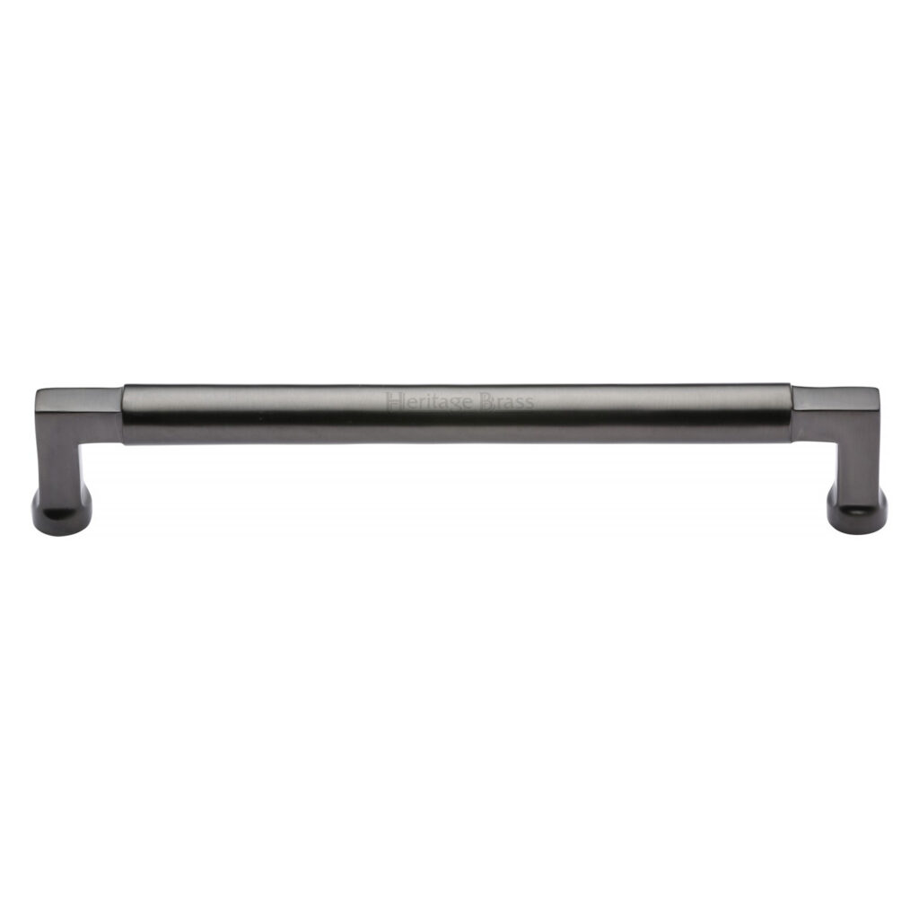Heritage Brass Cabinet Pull Bauhaus Design 254mm CTC Polished Nickel Finish 1