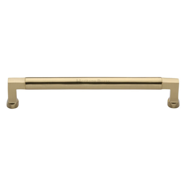 Heritage Brass Cabinet Pull Bauhaus Design 254mm CTC Satin Rose Gold Finish 1