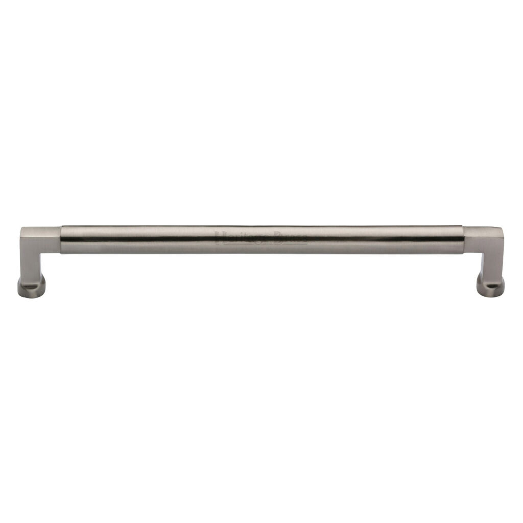 Heritage Brass Cabinet Pull Bauhaus Design 320mm CTC Matt Black Finish 1