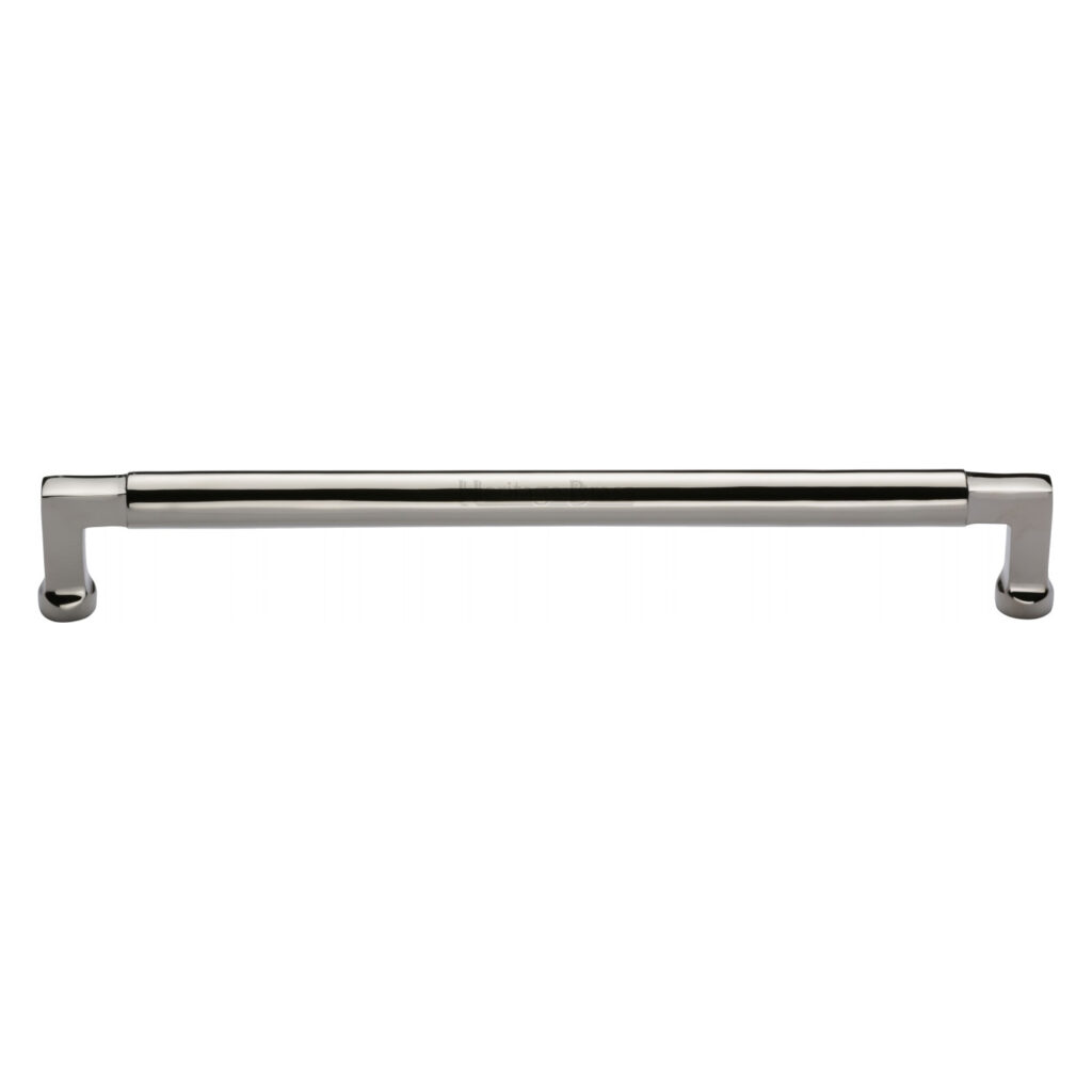 Heritage Brass Cabinet Pull Bauhaus Design 320mm CTC Satin Nickel Finish 1