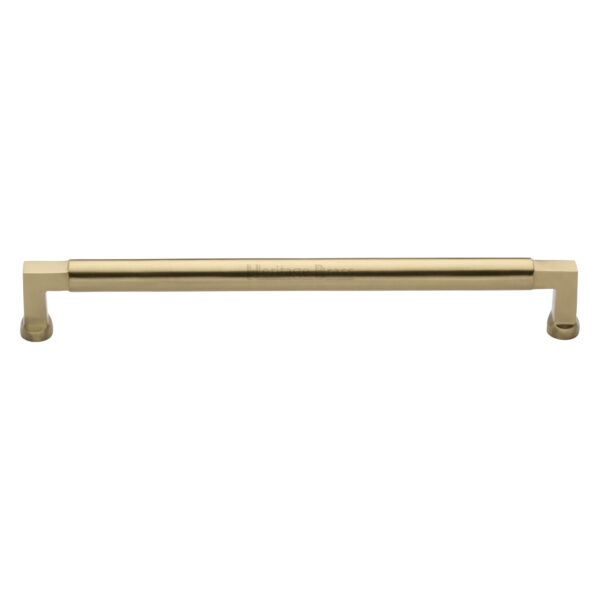 Heritage Brass Cabinet Pull Bauhaus Design 320mm CTC Satin Rose Gold Finish 1