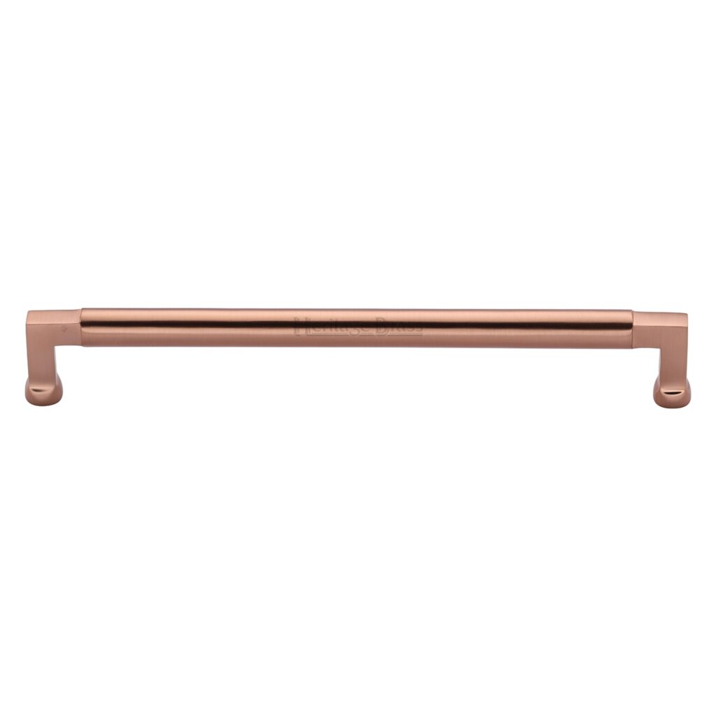 Heritage Brass Cabinet Pull Bauhaus Round Design 101mm CTC Matt Bronze Finish 1