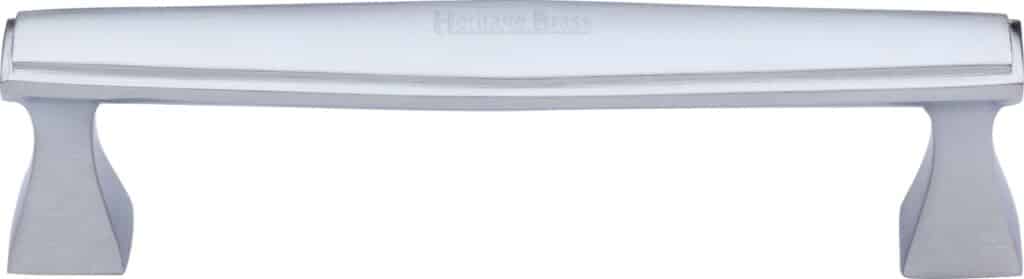 Heritage Brass Cabinet Pull Deco Design 203mm CTC Antique Brass Finish 1