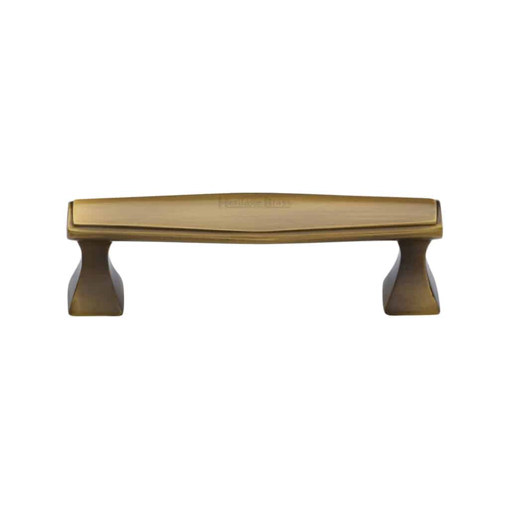 Heritage Brass Cabinet Pull Metro Design 128mm CTC Polished Brass Finish 1