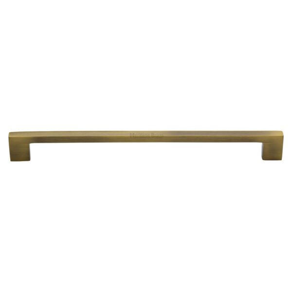 Heritage Brass Cabinet Pull Metro Design 320mm CTC Polished Brass Finish 1
