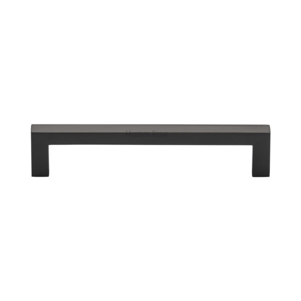 Heritage Brass Cabinet Pull Square Metro Design 160mm CTC Polished Nickel Finish 1
