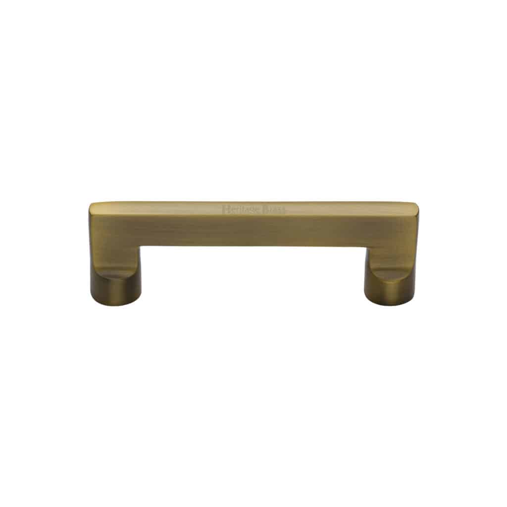Heritage Brass Cabinet Pull T-Bar Design 101mm CTC Polished Brass Finish 1
