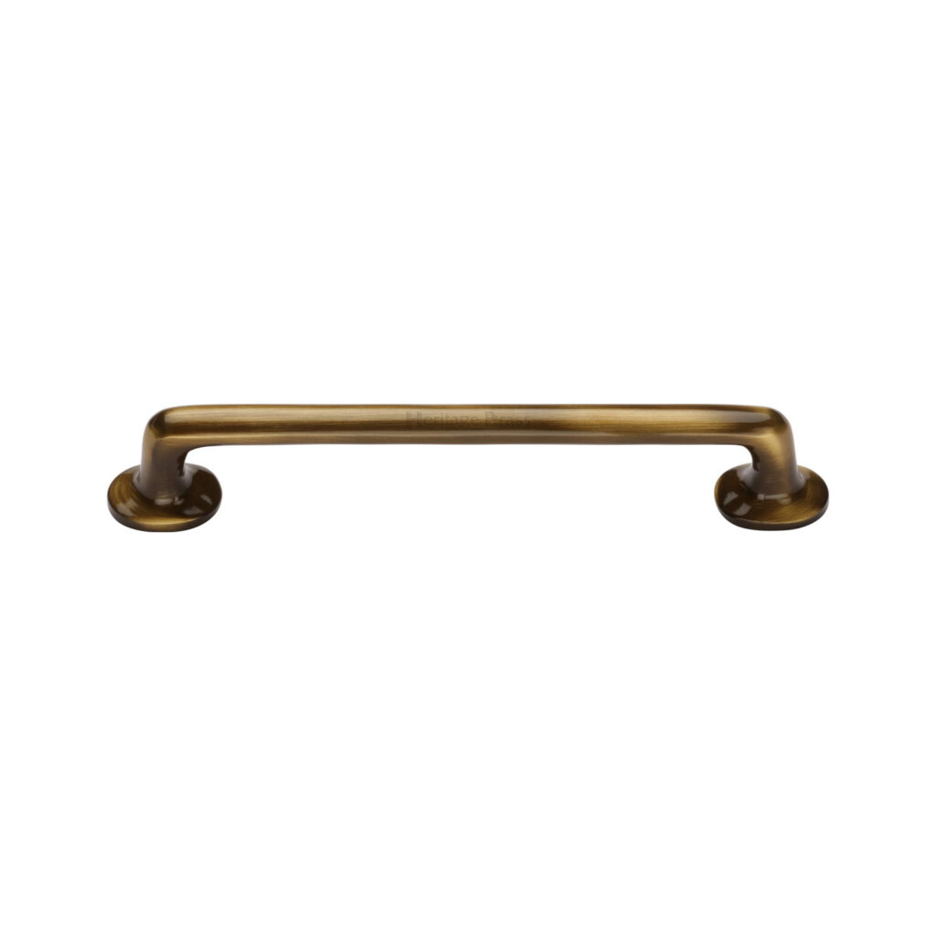 Heritage Brass Cabinet Pull Traditional Design 203mm CTC Polished Brass Finish 1