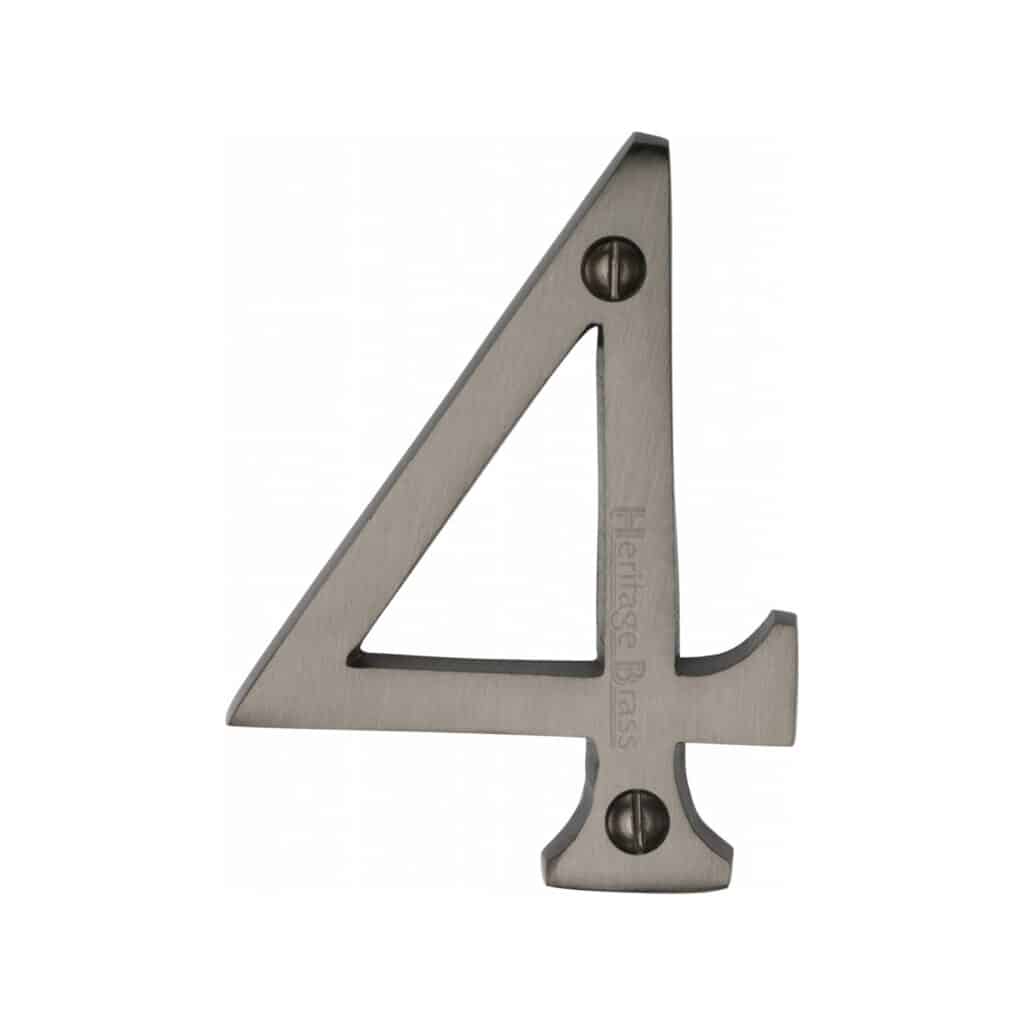 Heritage Brass Numeral 7 Face Fix 76mm (3") Antique Brass finish 1