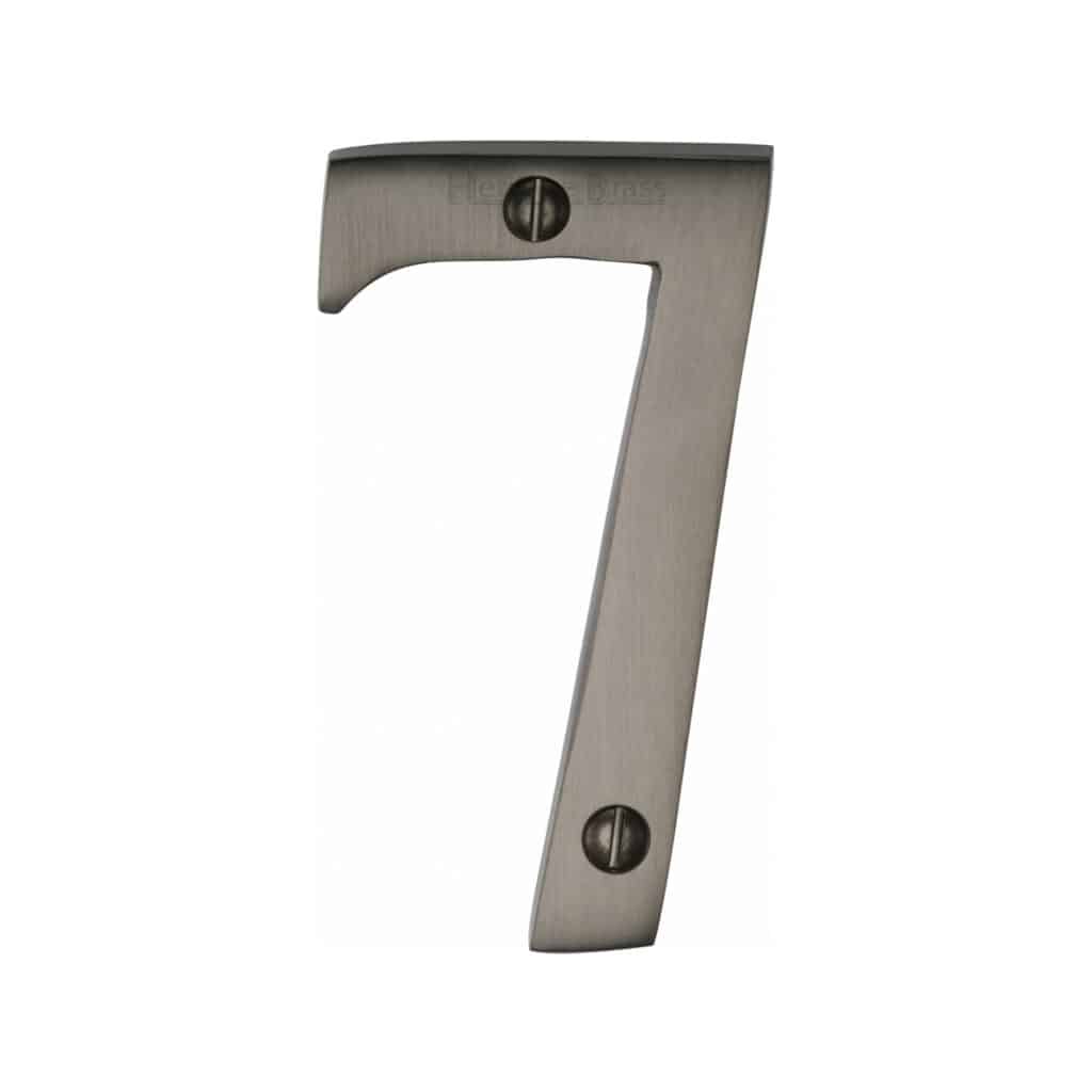 Heritage Brass Numeral 0 Face Fix 76mm (3") Antique Brass finish 1