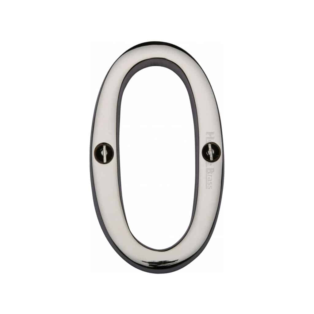 Heritage Brass Numeral 3 Face Fix 76mm (3") Polished Chrome finish 1
