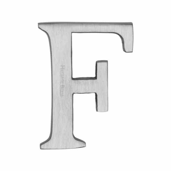 Heritage Brass Alphabet J Pin Fix 51mm (2") Satin Nickel Finish 1