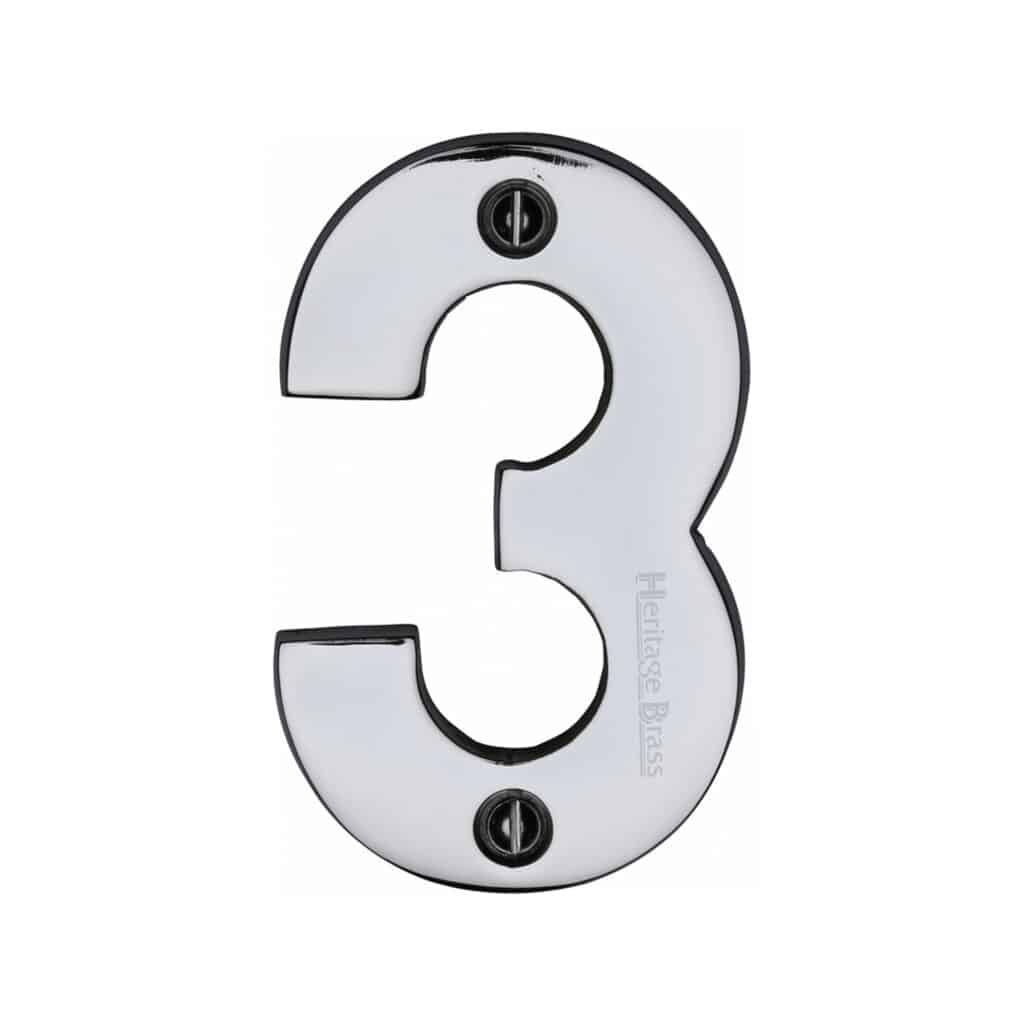 Heritage Brass Numeral 0 Face Fix 51mm (2") Antique Brass finish 1