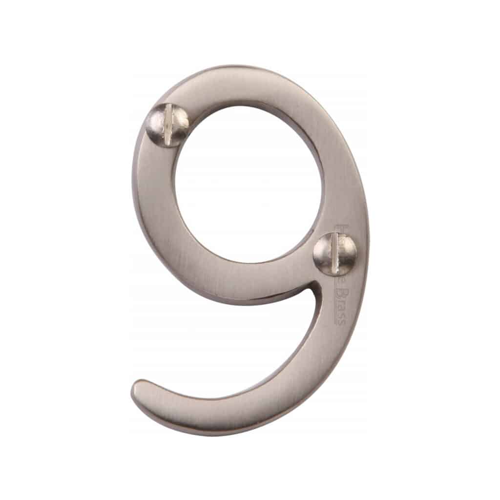 Heritage Brass Numeral 4 Self Adhesive 51mm (2") Antique Brass finish 1