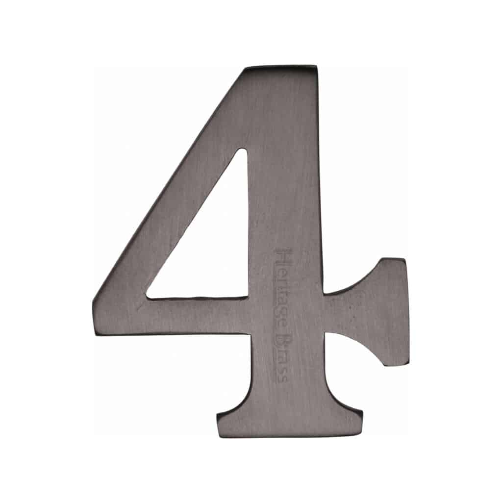 Heritage Brass Numeral 8 Self Adhesive 51mm (2") Polished Brass finish 1
