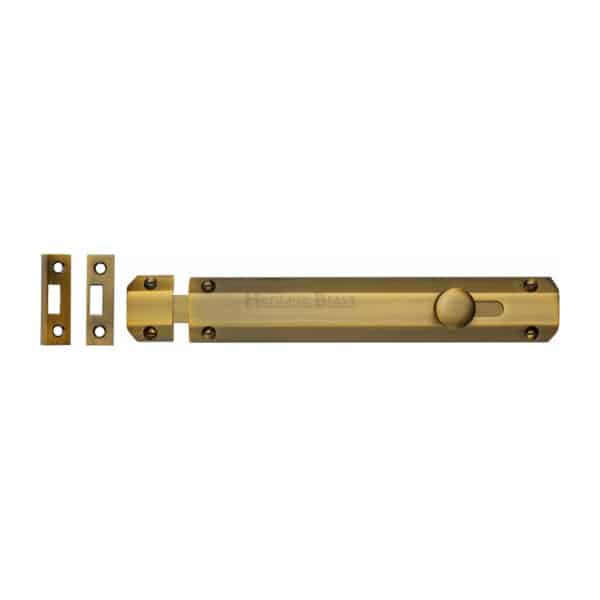 Heritage Brass Cabinet Pull D Shaped 152mm CTC Antique Brass Finish 1