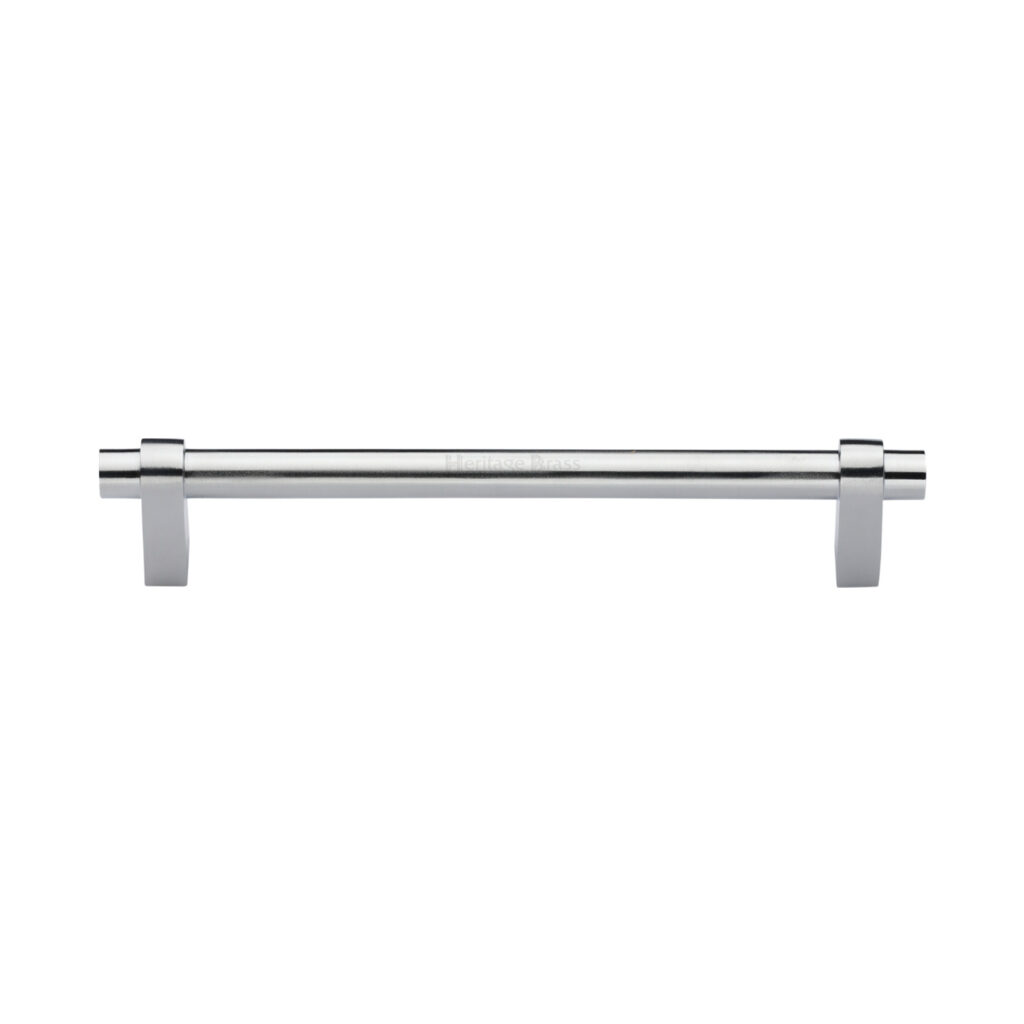 Heritage Brass Drawer Cup Pull Cheshire Design Polished Chrome finish 1