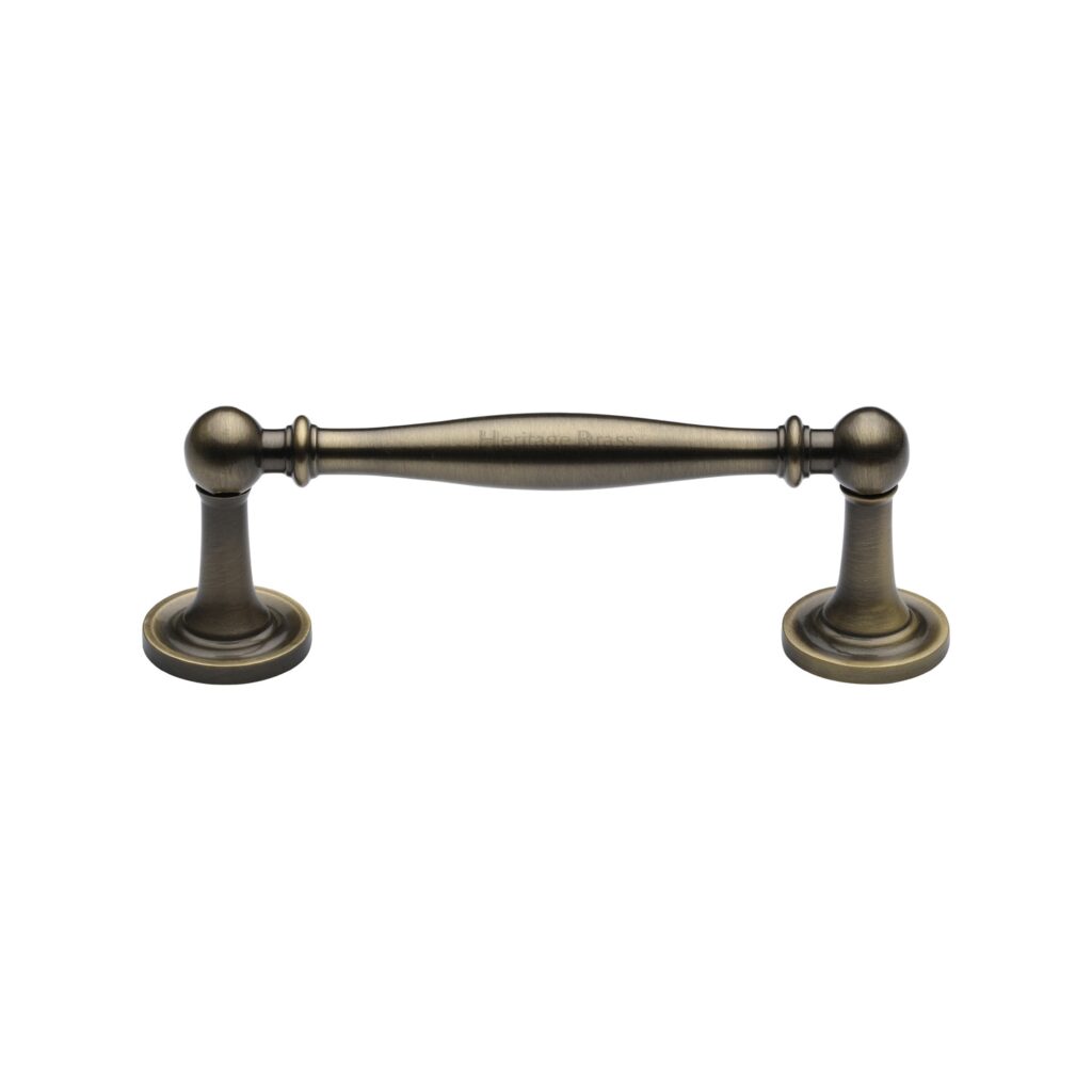 Heritage Brass Drawer Cup Pull Military Design 96mm CTC Polished Brass Finish 1