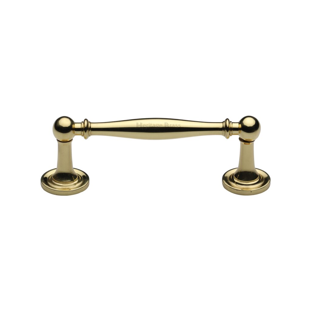 Heritage Brass Drawer Cup Pull Military Design 96mm CTC Polished Nickel Finish 1