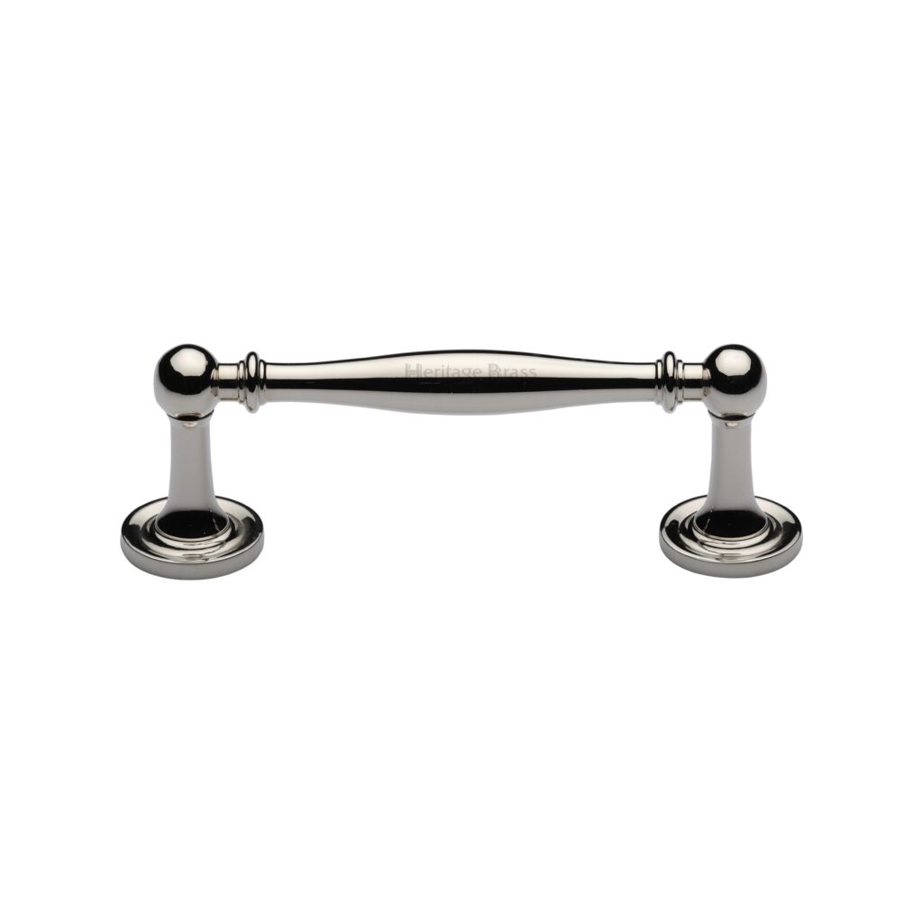 Heritage Brass Drawer Cup Pull Military Design 96mm CTC Satin Chrome Finish 1