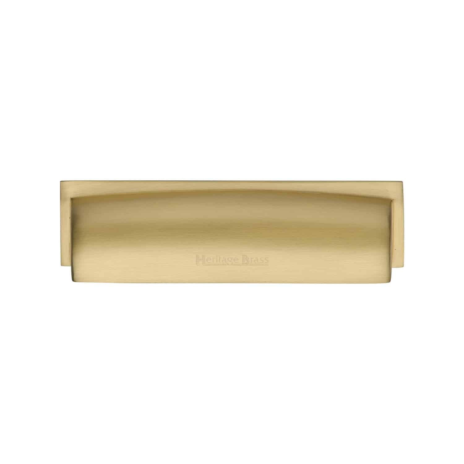Heritage Brass Cabinet Knob Rectangular Hammered Design 47mm Matt Bronze finish 1