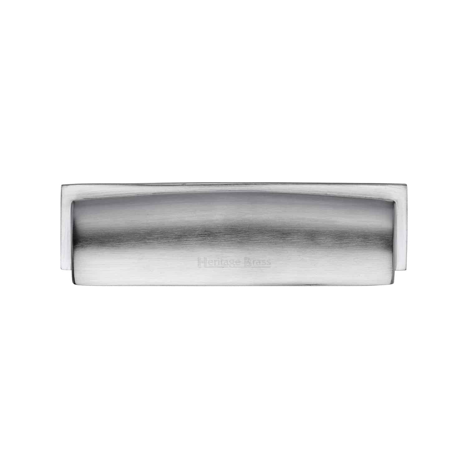 Heritage Brass Cabinet Knob Rectangular Hammered Design 47mm Polished Brass finish 1