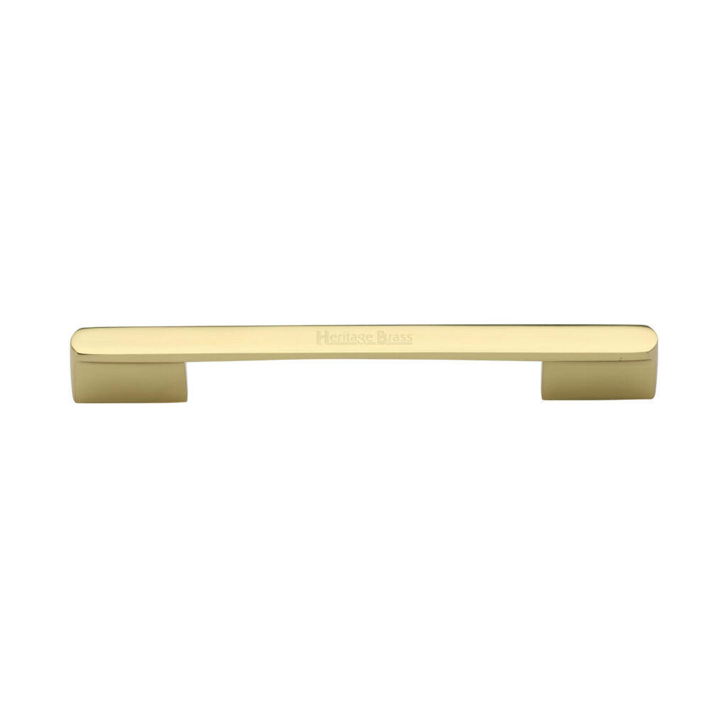 Pine Cabinet Pull Handle 128mm Aged Brass Finish 1