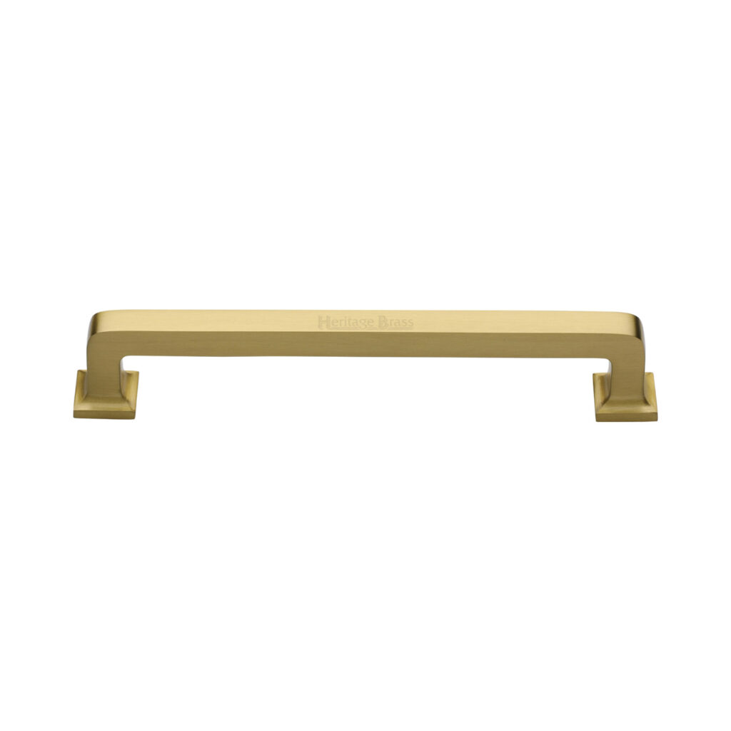 Heritage Brass Cabinet Knob Round Edge Design 32mm Satin Brass finish 1
