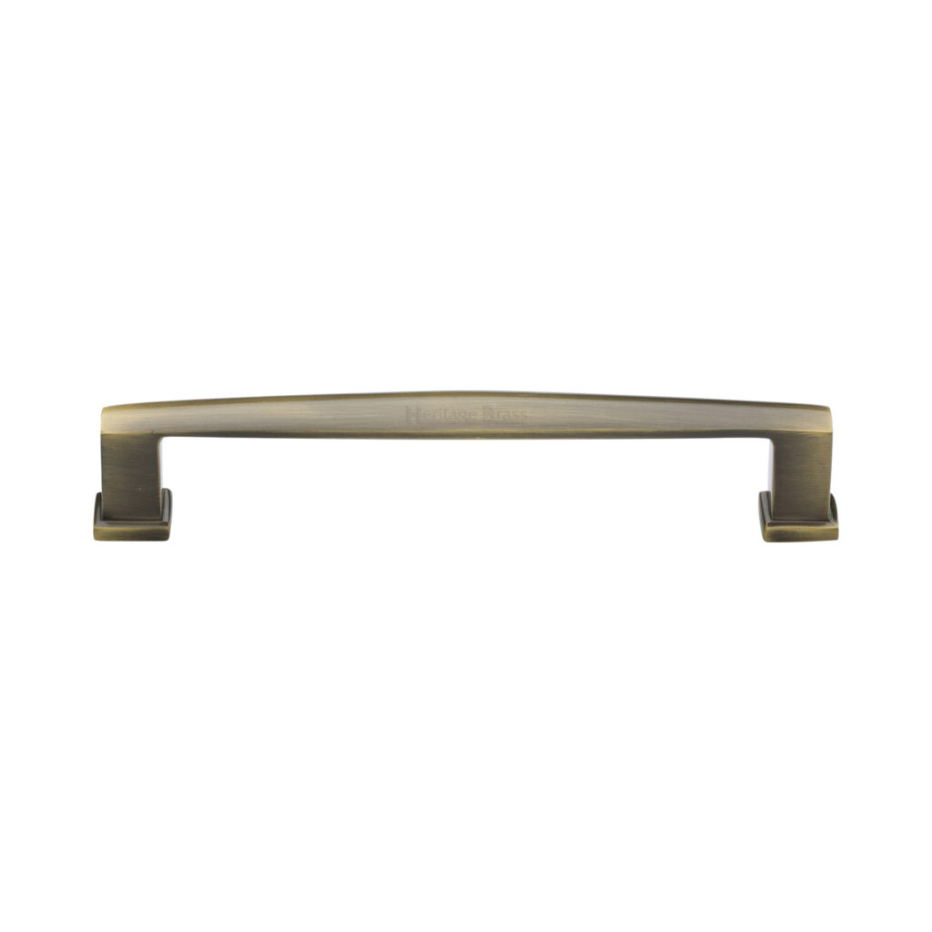 Heritage Brass Cabinet Knob Square Ring Design 40mm Satin Brass finish 1