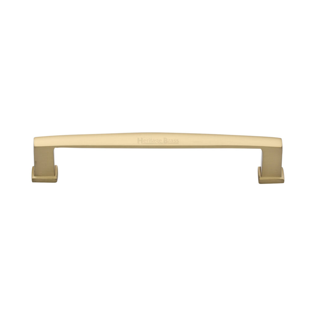Heritage Brass Cabinet Pull Hex Profile Design 102mm CTC Polished Chrome Finish 1