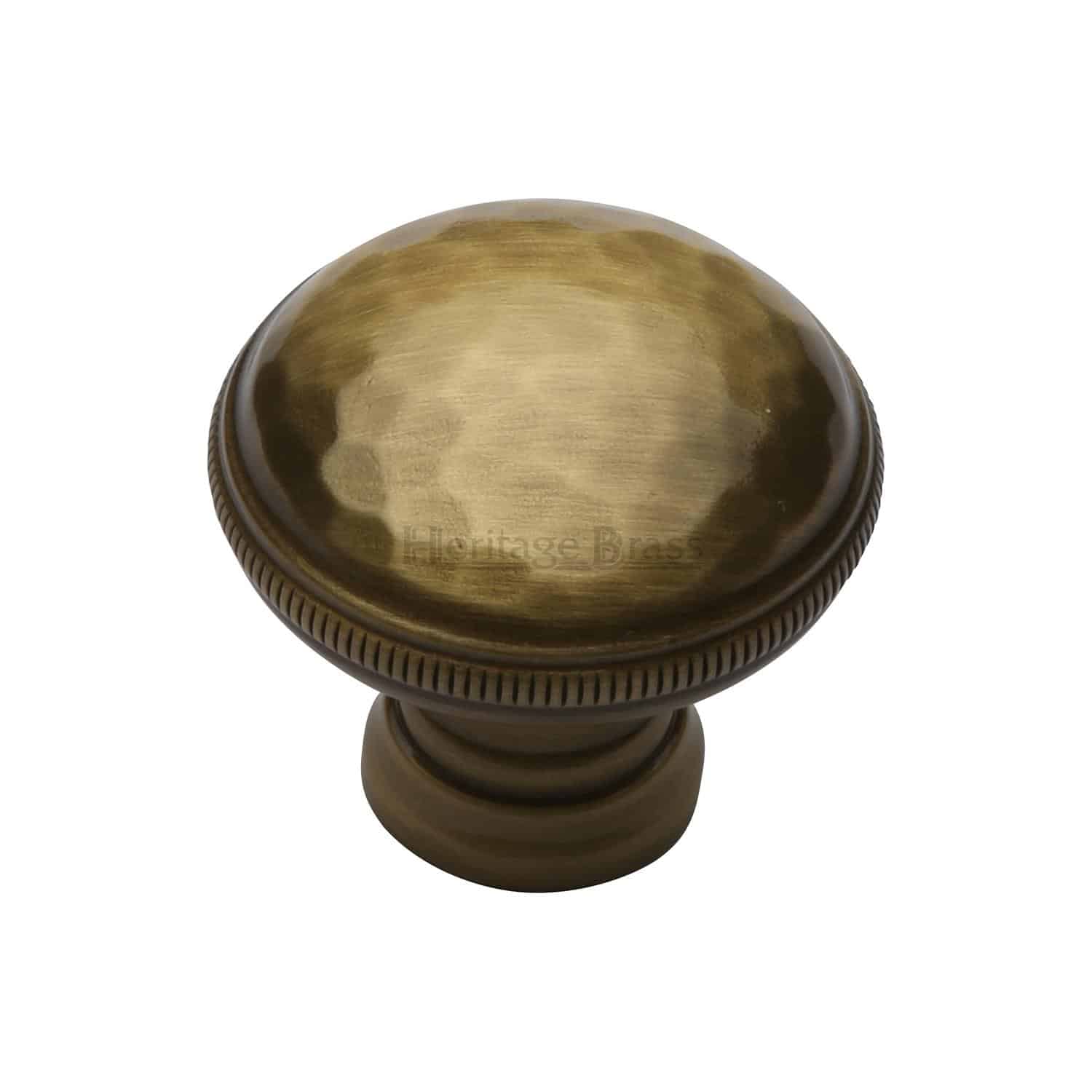 Heritage Brass Cabinet Knob Symmetrical Square Design 44mm Polished Nickel finish 1