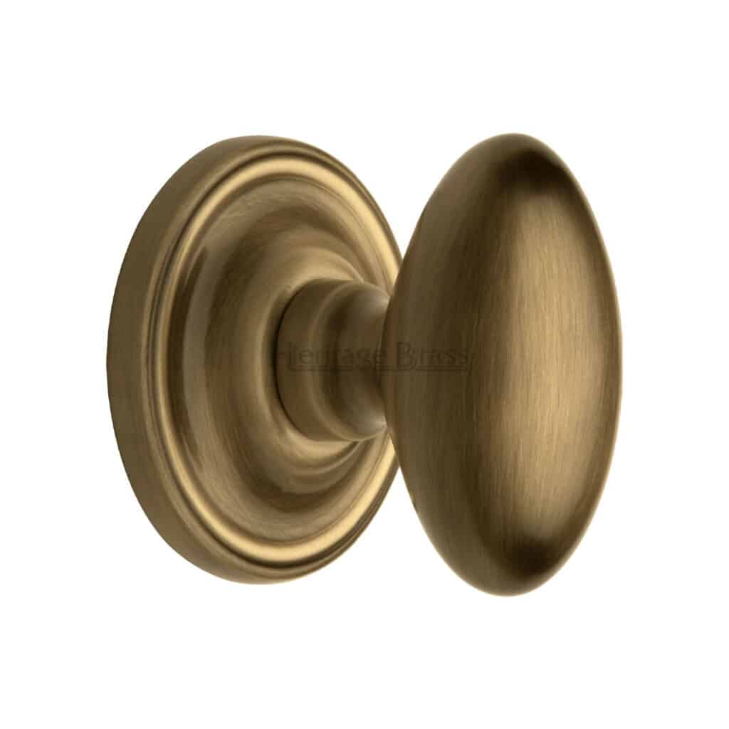 Heritage Brass Door Handle for Euro Profile Plate Delta Design Satin Nickel Finish 1