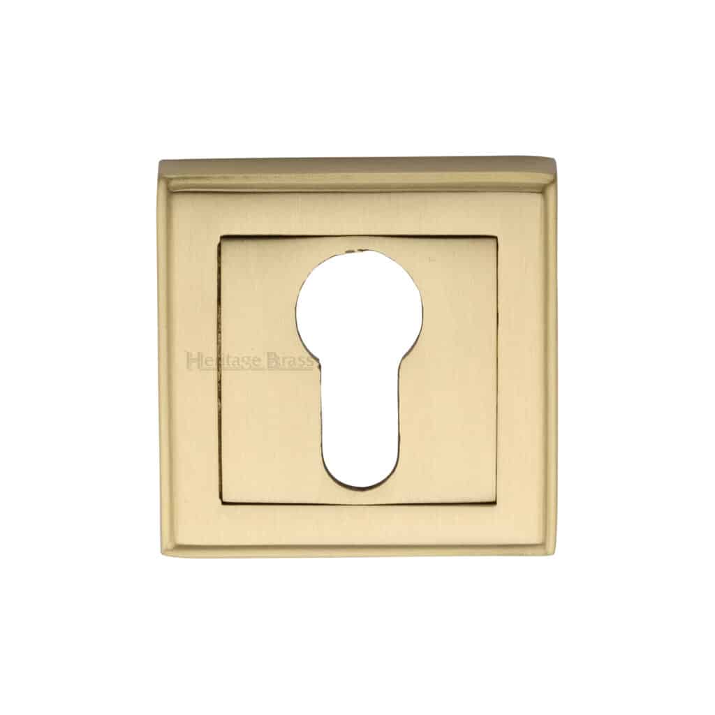 Heritage Brass EP Edge Pull Cabinet Handle 50mm Polished Brass finish 1