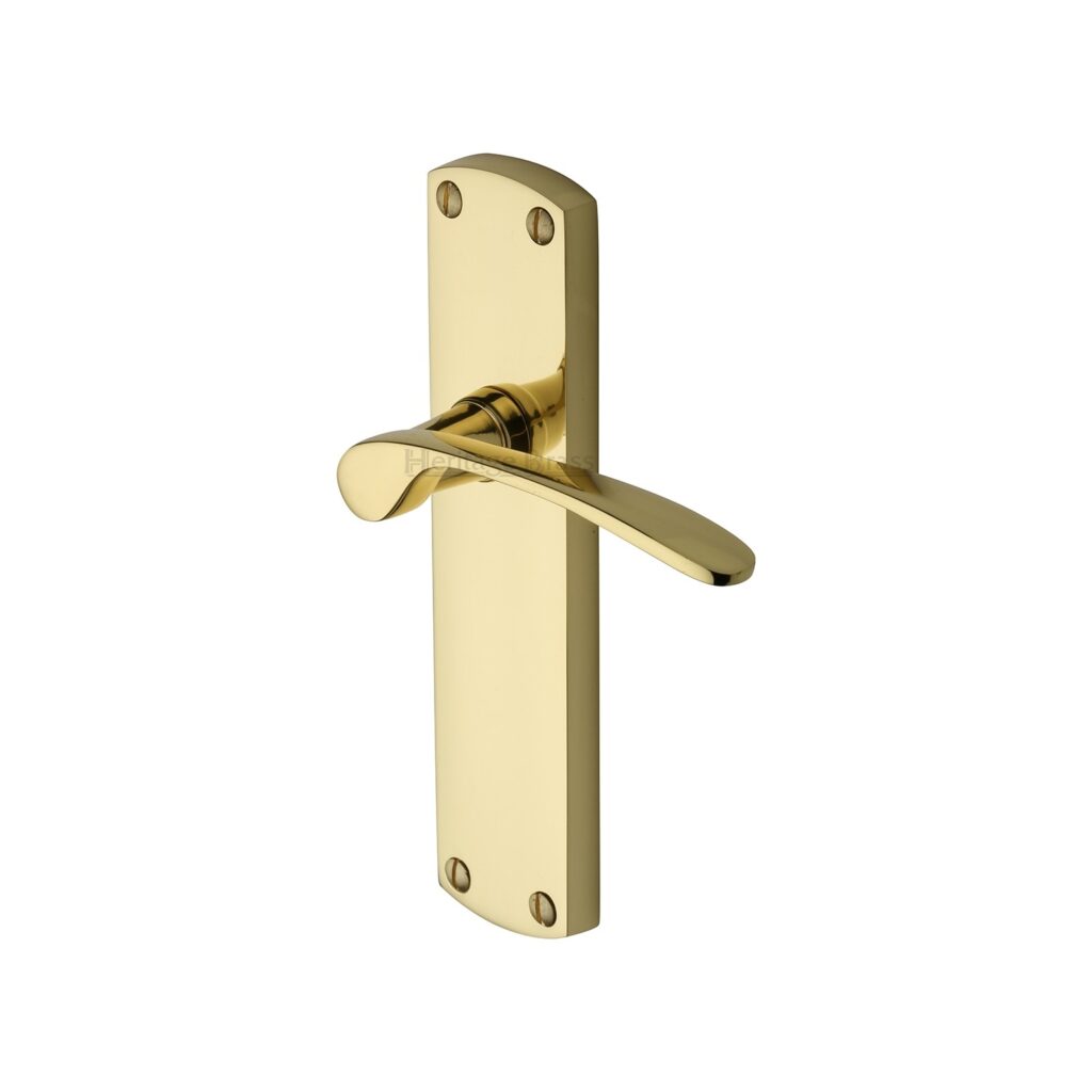 Heritage Brass EPT Edge Pull Cabinet Handle 100mm Polished Brass finish 1