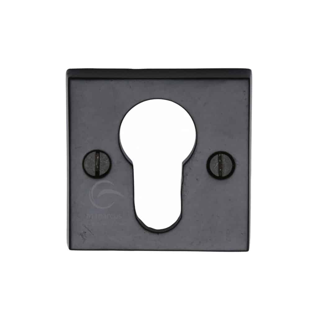 Black Iron Rustic Door Handle Multi-Point Grafton Design 1