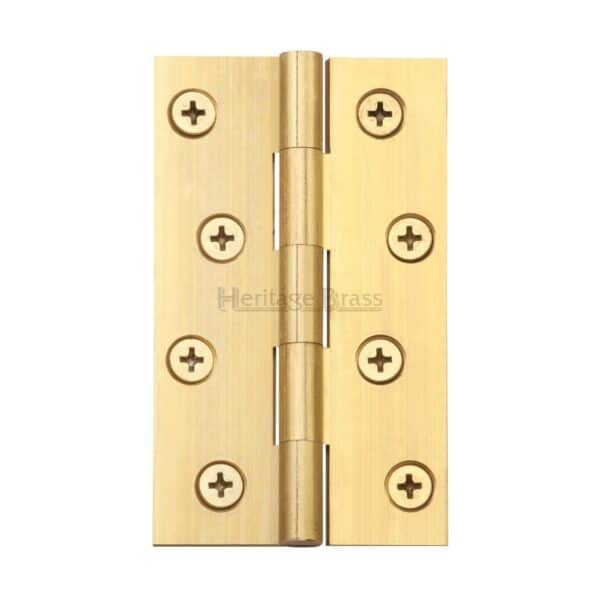 Heritage Brass Door Handle for Bathroom Kendal Design Polished Nickel Finish 1