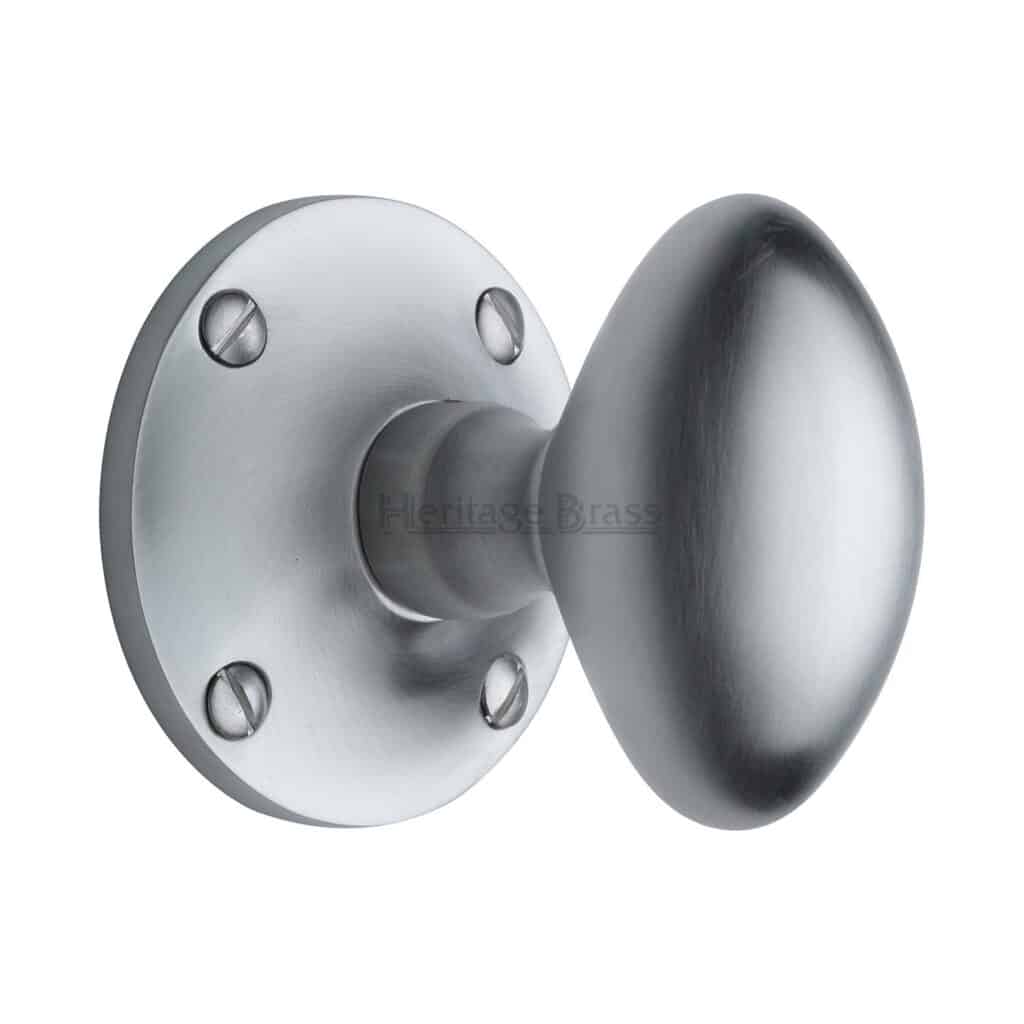 Heritage Brass Cabinet Pull Metro Design with Plate 128mm CTC Satin Chrome Finish 1
