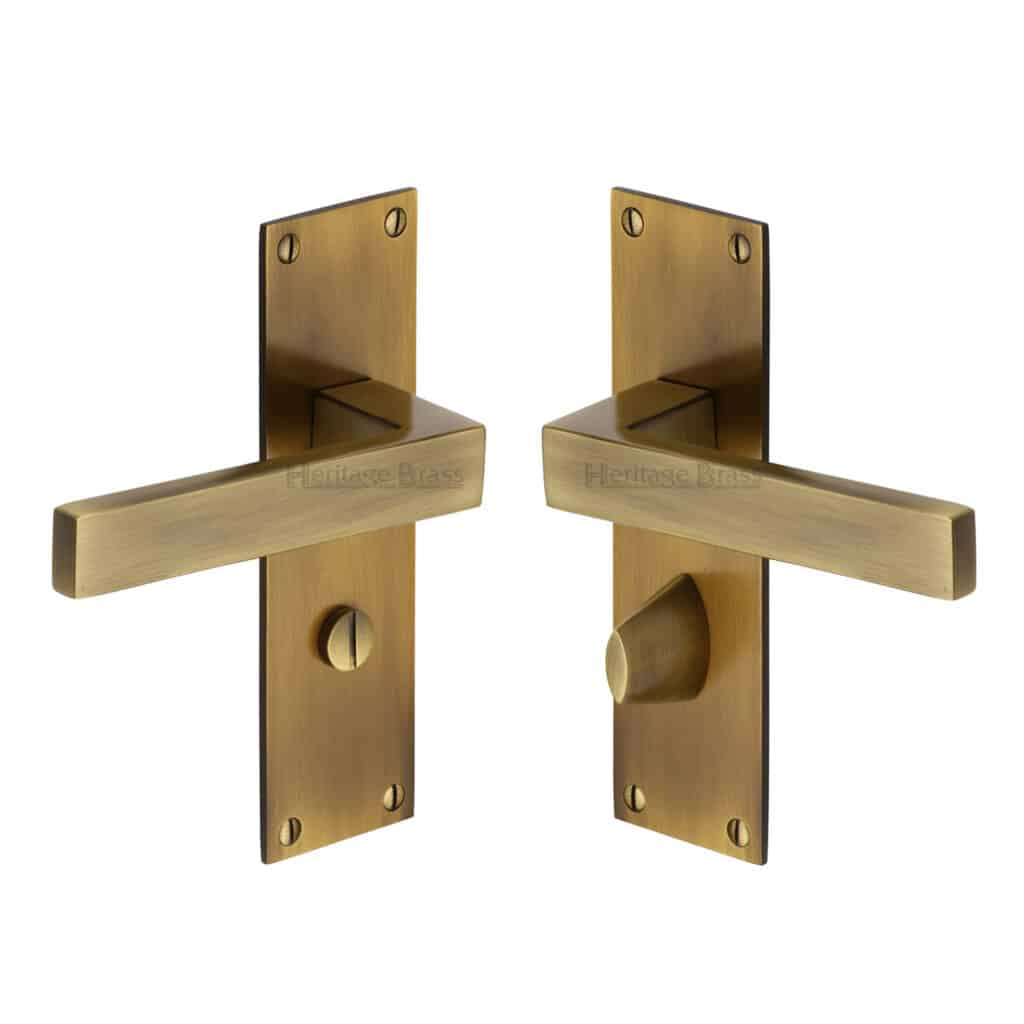 Heritage Brass Cabinet Pull Metro Design with Plate 160mm CTC Satin Rose Gold Finish 1