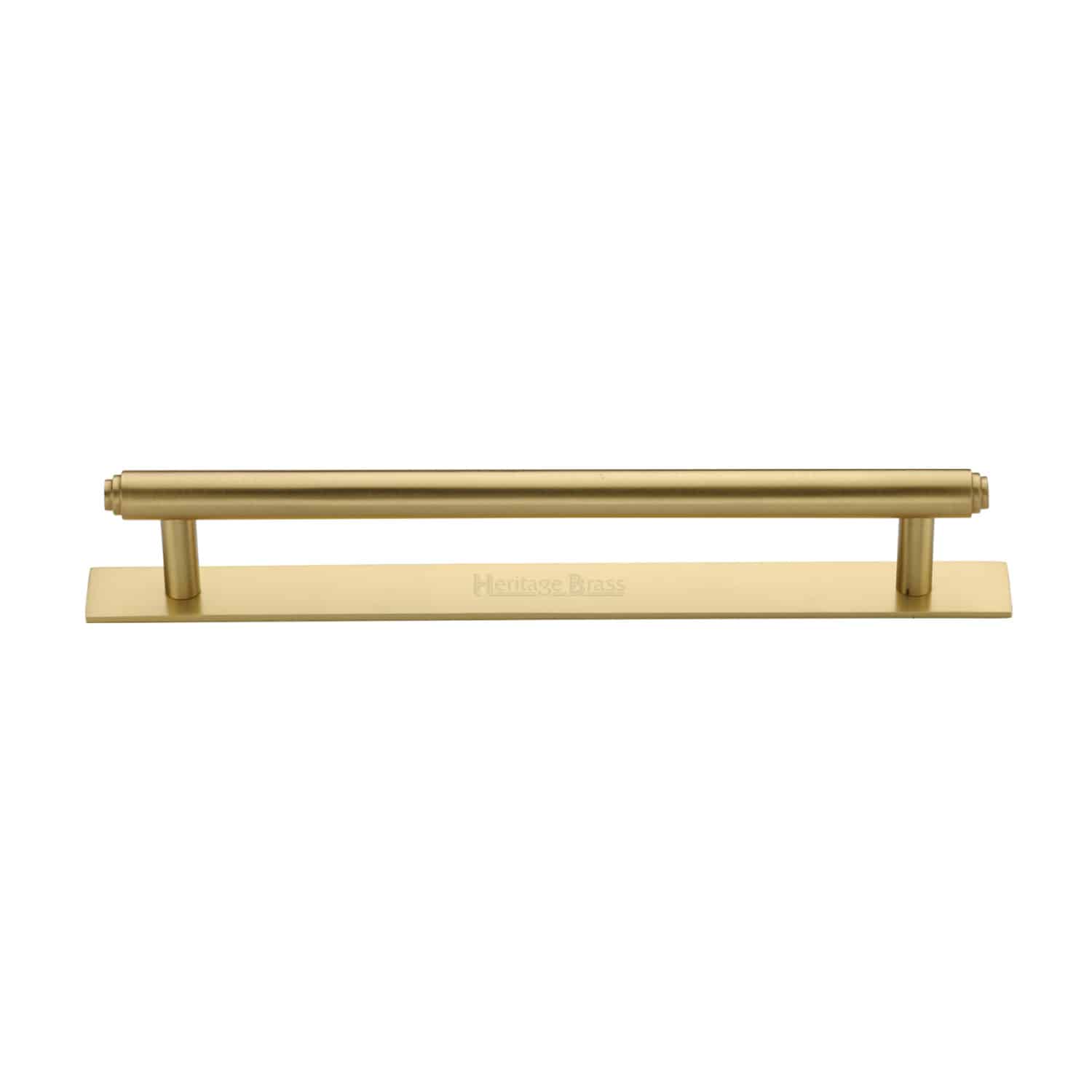 Heritage Brass Pull Step Design with Plate 160mm CTC Satin