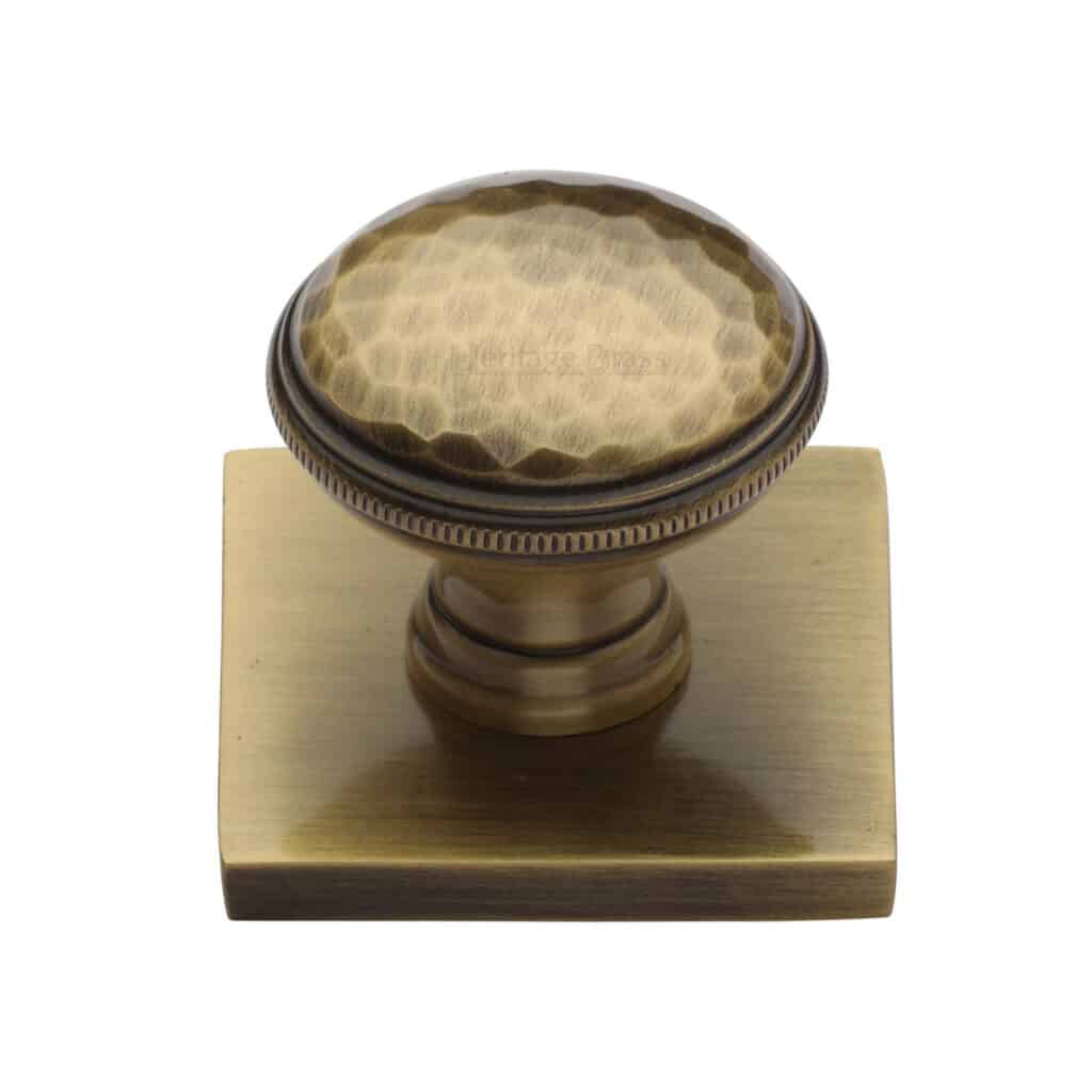 Luca Cabinet Knob 045mm Distressed Pewter finish 1