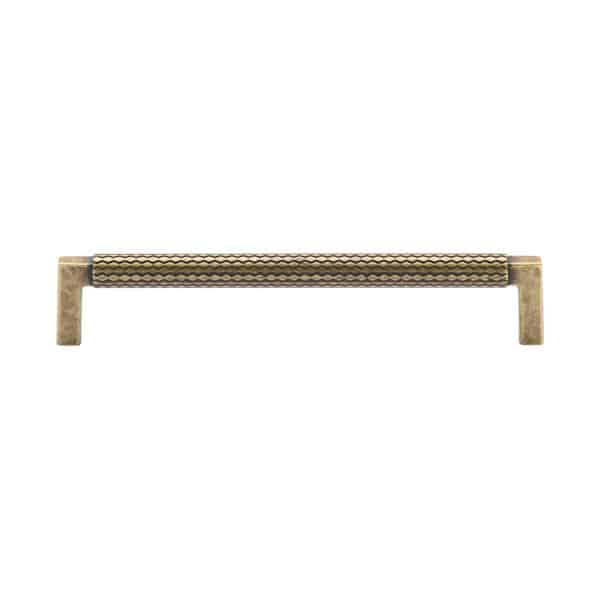 Paxton Pull 160mm Distressed Brass finish Handles At Heart