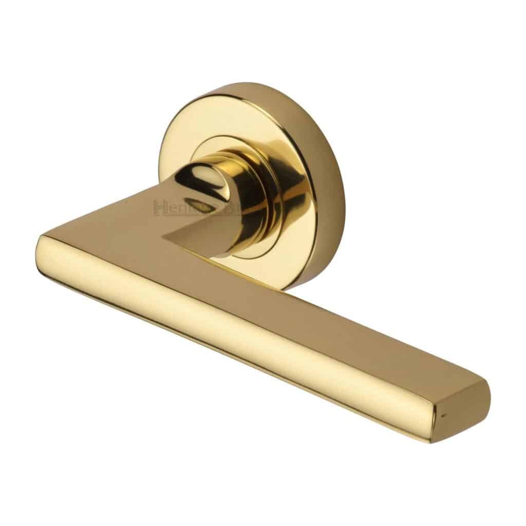 Heritage Brass Pull Handle Russell Design 102mm Satin Rose Gold Finish 1