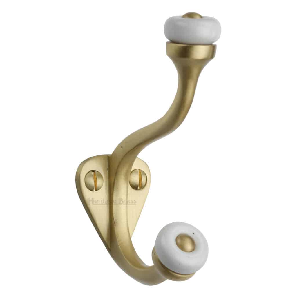 Heritage Brass Pull Handle on Plate Polished Brass Finish 1